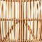 Bali & Pari Nagoya Modern Bohemian Natural Rattan Wide Seat Lounge Chair 235-13342-ZORO - alternate 4